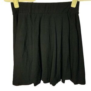 Divided Small Basic Black Skirt A-Line Circle